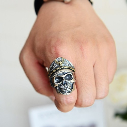 Mens captain skull two tone - captain,