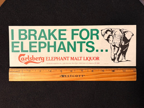 Vintage carlsberg elephant - vintage,