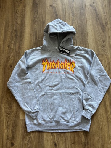 Thrasher flame logo pullover - thrasher,