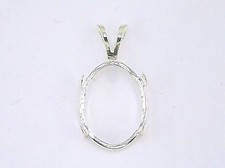 Oval Cabochon Pendant Setting