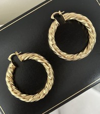 18K Gold Vermeil Chunky Hoop