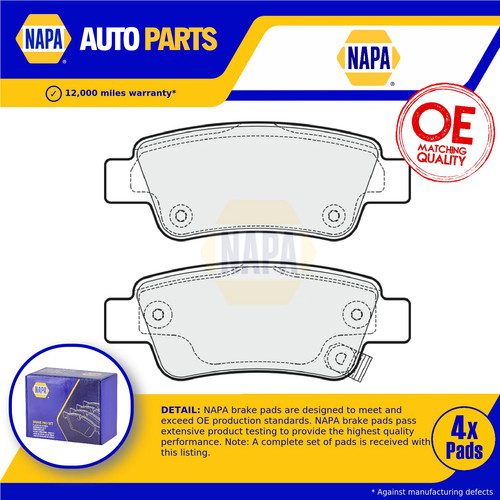 Brake pads set fits honda - brake,