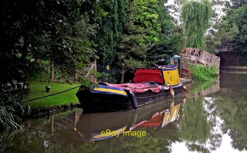 Photo 6x4 working narrowboat - photo,