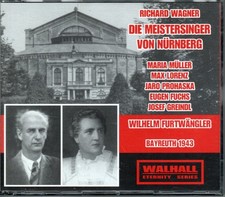 WAGNER - DIE MEISTERSINGER VON NURNBERG - MULLER - LORENZ - FURTWANGLER - 1943