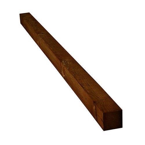 150x150x3000mm brown timber - brown,