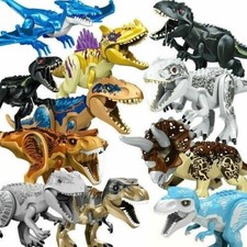 NEW kids Large Full Size Rex Indominus Dinosaur Figure Building Blocks Toys Gift