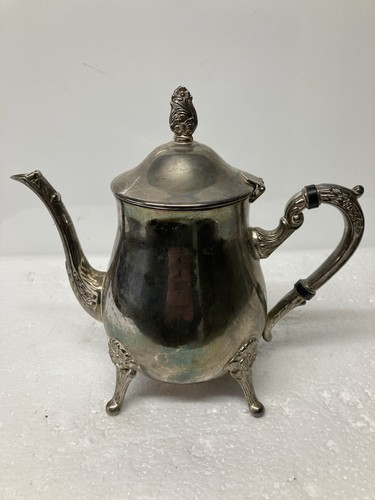 Vintage silver plated teapot - vintage,