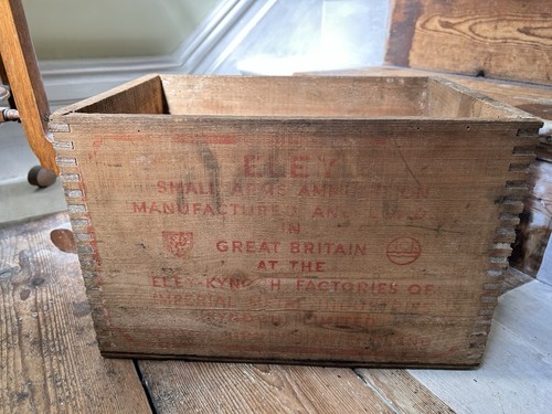 Eley small arms ammunition box - eley,