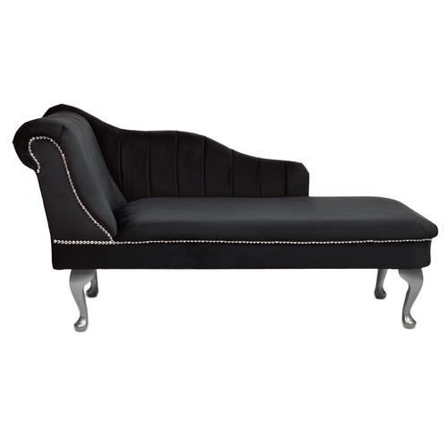 Black velvet stripe - black,