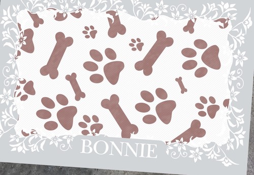 Personalised cat placemat dog - personalised,