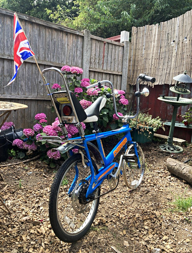 Blue raleigh chopper 3 - chopper,