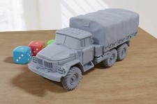 Zil-131 Soviet Truck - 3D Resin Printed 28mm / 20mm / 15mm Miniature Tabletop Wa