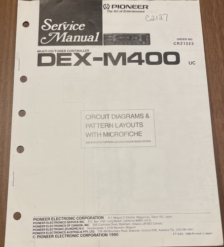 Pioneer dex m400 multi - dex-m400, multi-cd