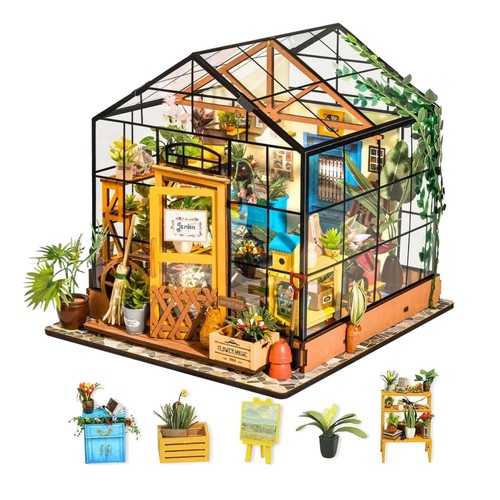 Diy miniature dollhouse kit - diy,