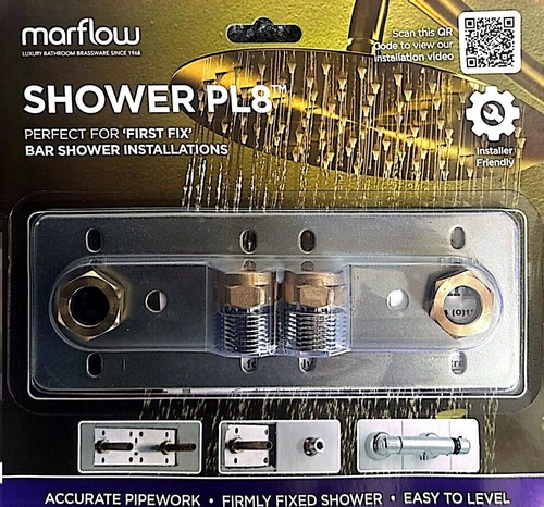 Shower fixing plate for - fixing,