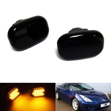 2x Black Side Indicator LED