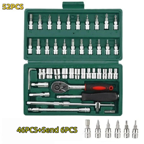 52pcs metric socket - 52pcs,