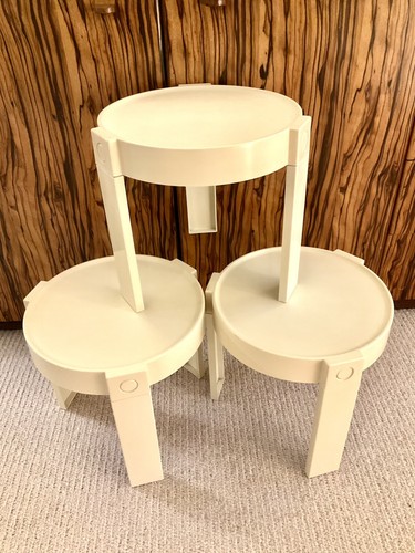 Vintage habitat stacking - stacking, round