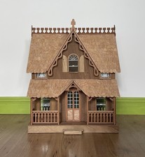 Two-Storey Wooden Doll’s House, Handmade