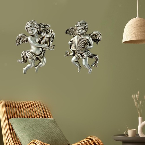 Cherub wall sculptures - wall,
