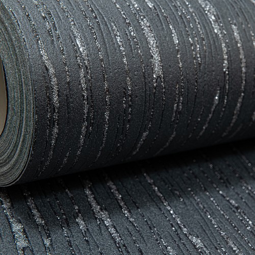 Embossed plain black silver - embossed,