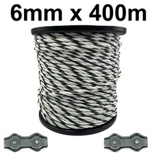 6mm Electric Fence White and