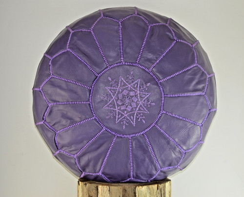 Moroccan purple leather - purple,