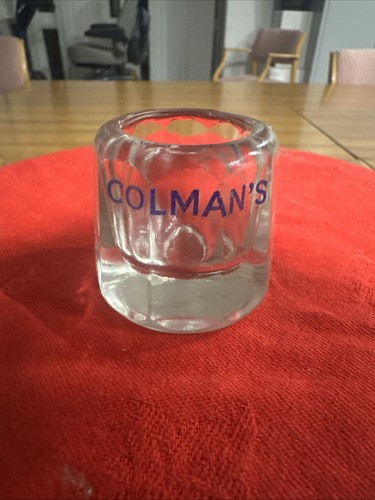 Colman mustard glass - colman’s,
