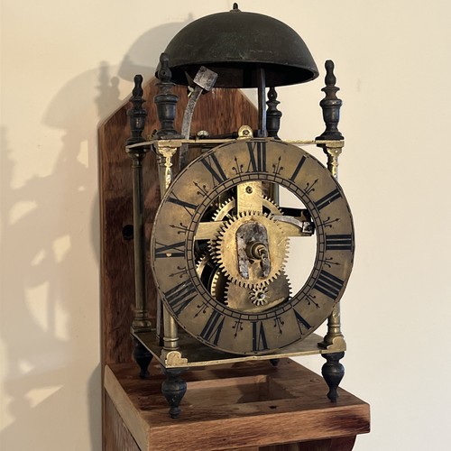 Lantern clock 18thc antique - clock,