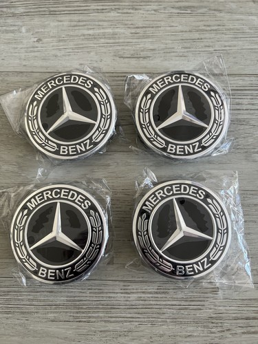 Mercedes black alloy wheel - 4x,