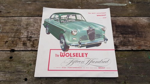 Wolseley fifteen hundred sales - hundred,