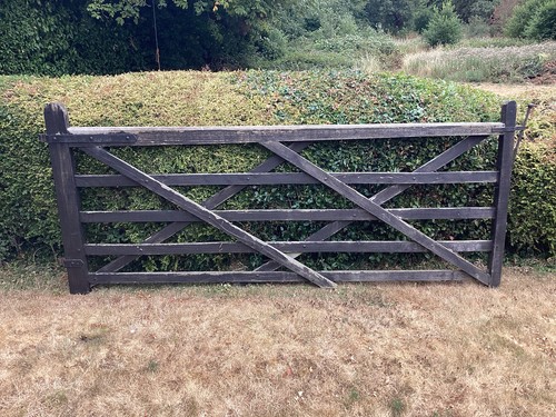 Wooden bar field entrance - 5-bar,