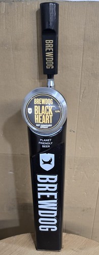 Brewdog black heart beer pump - beer,