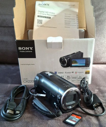 Sony handycam cx220e full - sony,