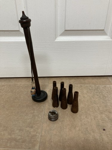 Vintage wooden bar skittles - bar,