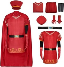 Cosplay Shrek The Lord Farquaad Knight Armor Costumes Halloween Carnival Suits
