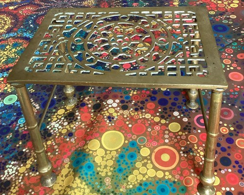Vintage large antique brass - vintage,