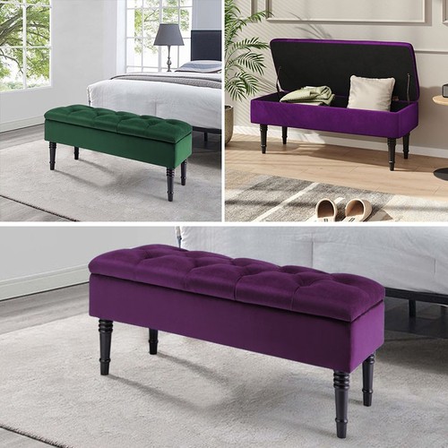 Upholstered ottoman storage - upholstered,