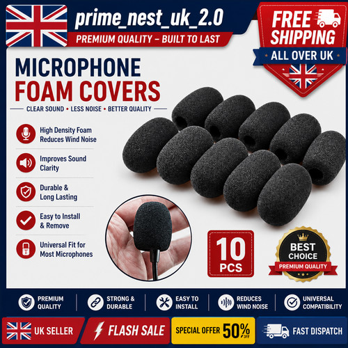 10pcs microphone foam - 10pcs,
