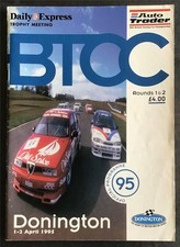DONINGTON 1/2 Apr 1995 BTCC DAILY EXPRESS TROPHY MEETING A4 Official Programme