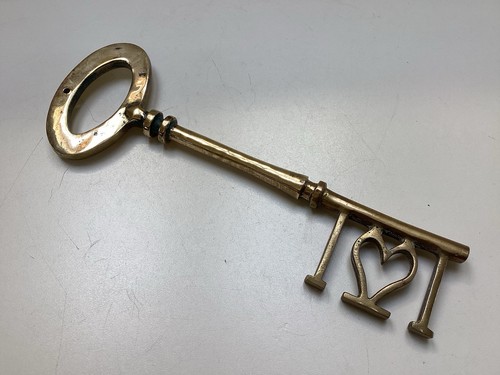 Vintage large solid - large, brass