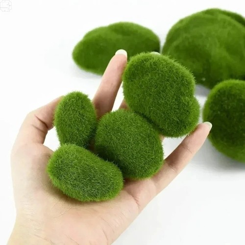 10pcs artificial moss stones - 10pcs,