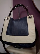  ORLA KIELY LARGE LEATHER SATCHEL.. CROSSBODY BAG RARE VINTAGE.🌼