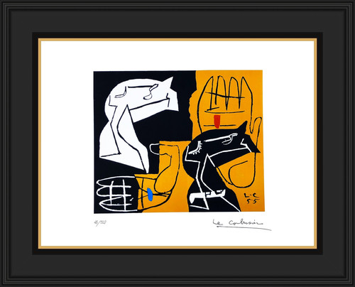 Corbusier lithograph - corbusier,,