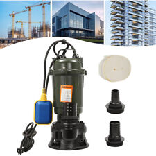 HEAVY DUTY SUBMERSIBLE FLOOD POND WASTE CESSPIT SUMP SEWAGE DIRTY WATER PUMP