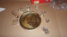 Brass Pooja Set Small used