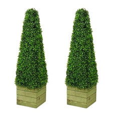 Artificial Pyramid Topiary