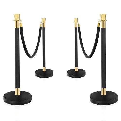 Crowd control stanchions with - control,