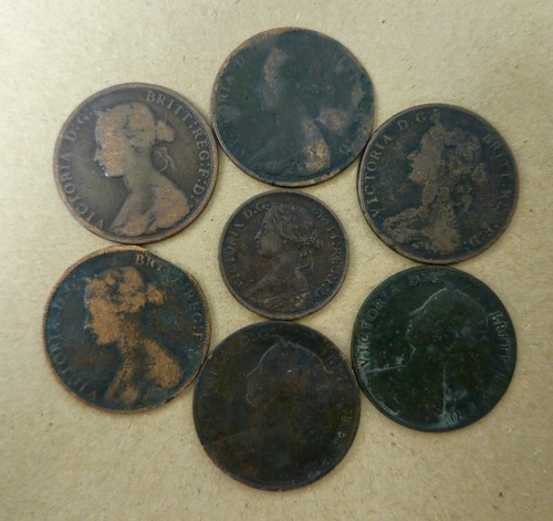 1862 1861 victoria halfpenny - 1862,
