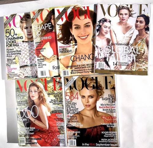 Vogue magazine lot - lot, includes